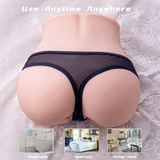 Zavia: 8.37lb Mini Sex Torso with Realistic Skin