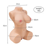 Harley Pro: 15lbs Realistic Sex Doll Torso with Sucking and Vibration