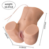 Kiki: 16.97lbs Sex Doll Torso with Sucking and Vibration