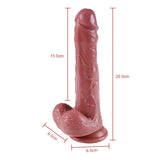 Body-safe silicone dildo