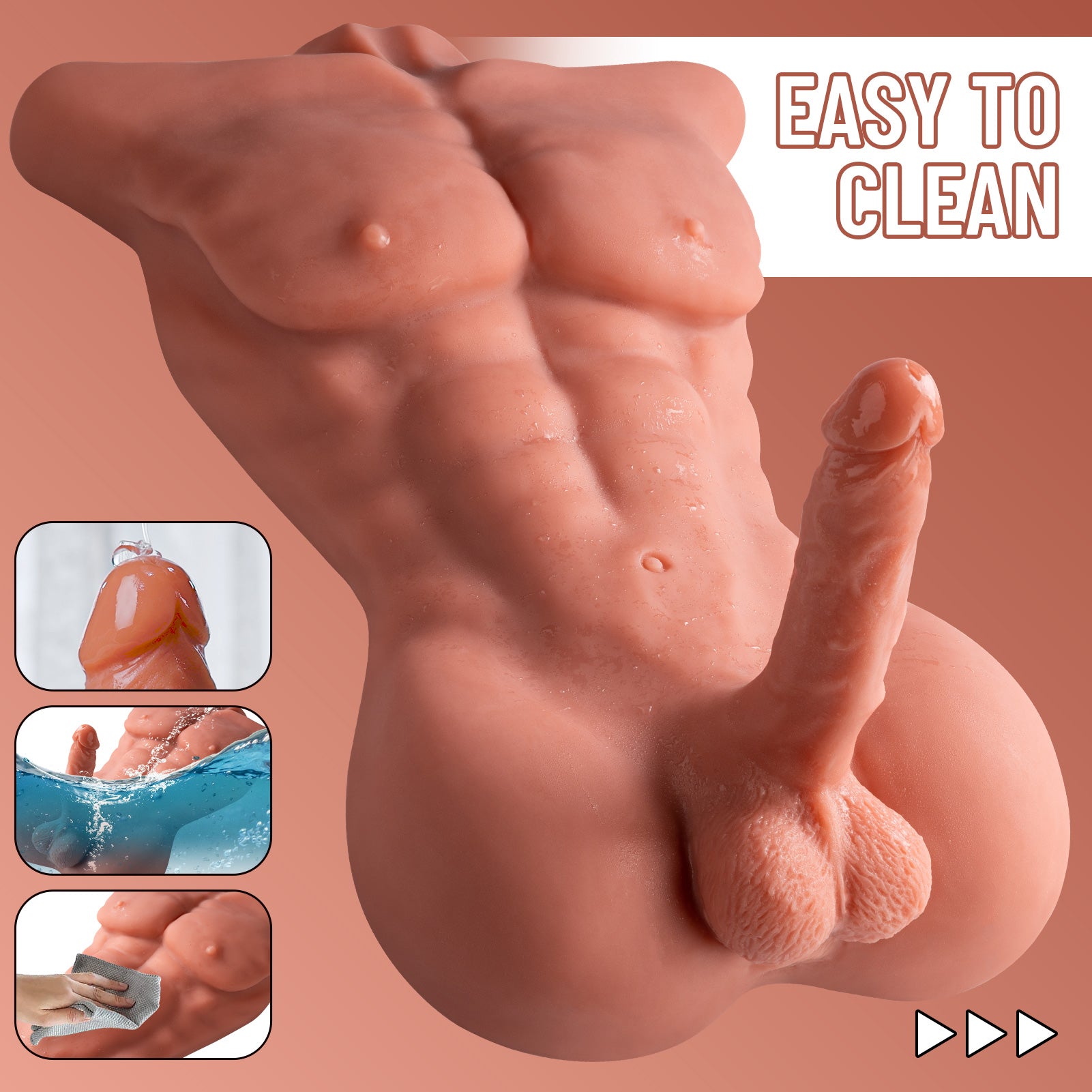 Oscar(For EU Customers): 16.75lb Sexy Male Torso Sex Doll with Dildo nastnova Oscar(For EU Customers): 16.75lb Sexy Male Torso Sex Doll with Dildo nastnova
