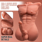 Male torso sex doll with abs