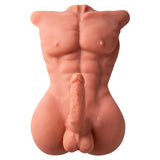 Oscar(For EU Customers): 16.75lb Sexy Male Torso Sex Doll with Dildo