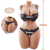 sex doll torso with realistic skin texture