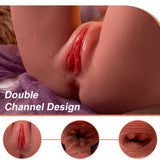 Wheat skin sex doll torso with big boobs