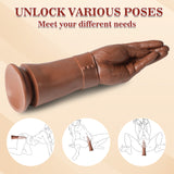 lifelike hand dildo