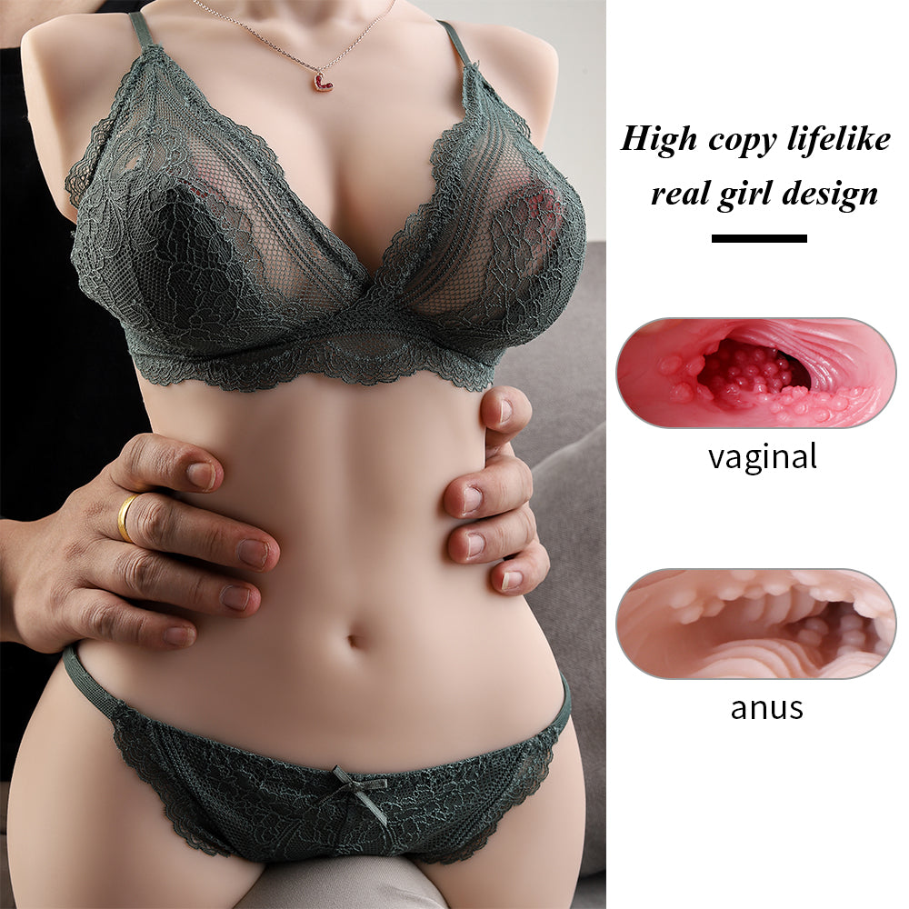 Realistic Torso Sex Toy with Pussy Ass Boobs