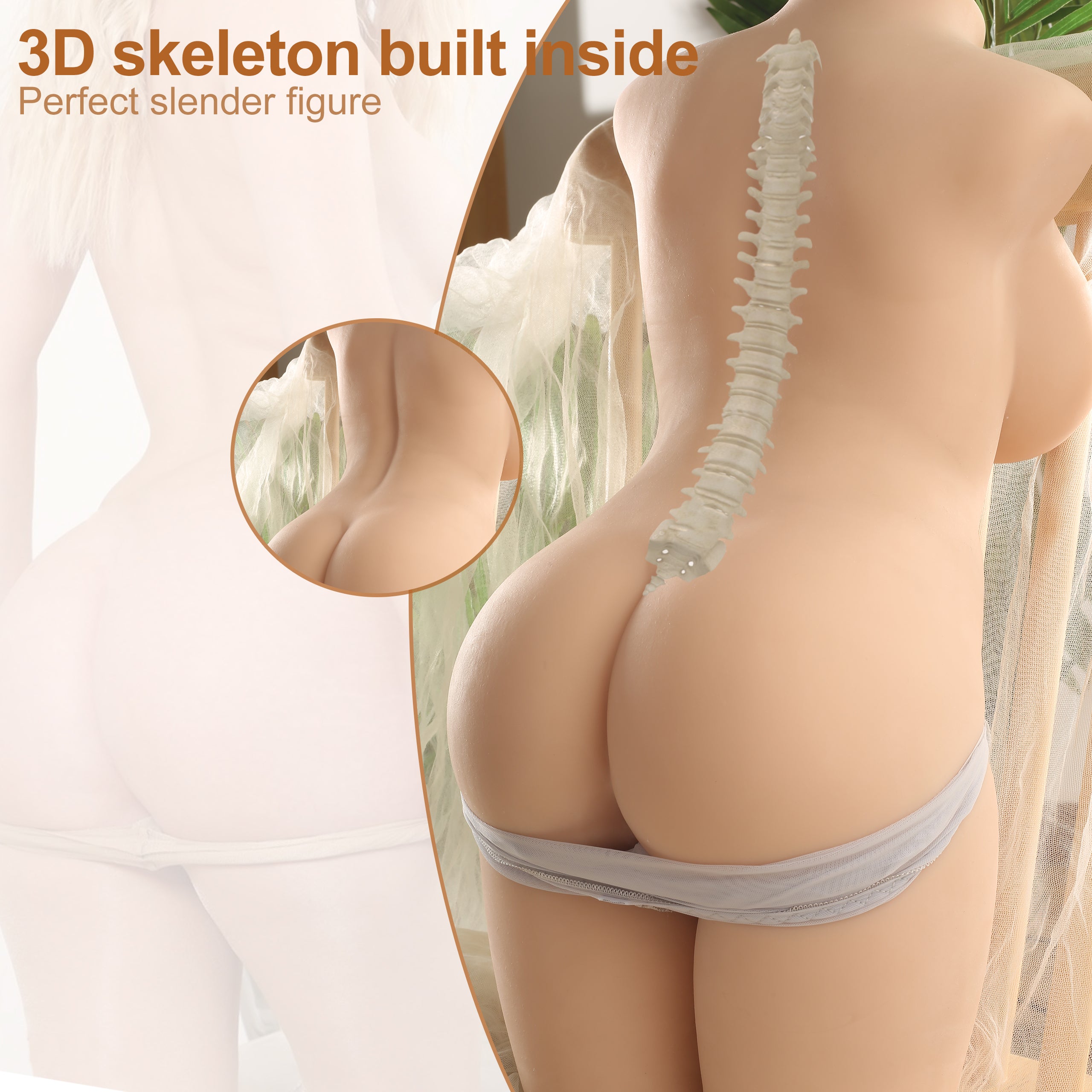 Edith Twin: 20.28LB Sex Doll Torso with Realistic Texture nastnova Edith Twin: 20.28LB Sex Doll Torso with Realistic Texture nastnova